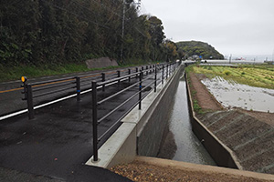 国道389号交通安全対策（通学路緊急対策）歩道整備工事