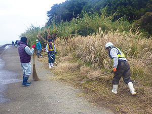 通詞島農地海岸清掃ボランティア